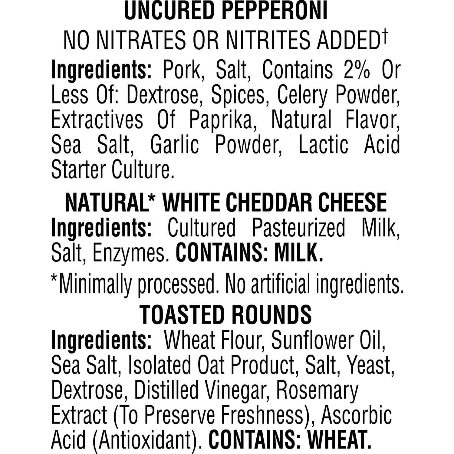 Hillshire Snacking All Natural Uncured Pepperoni Deli Lunch Meat with Natural White Cheddar Cheese, 2.76 Oz
