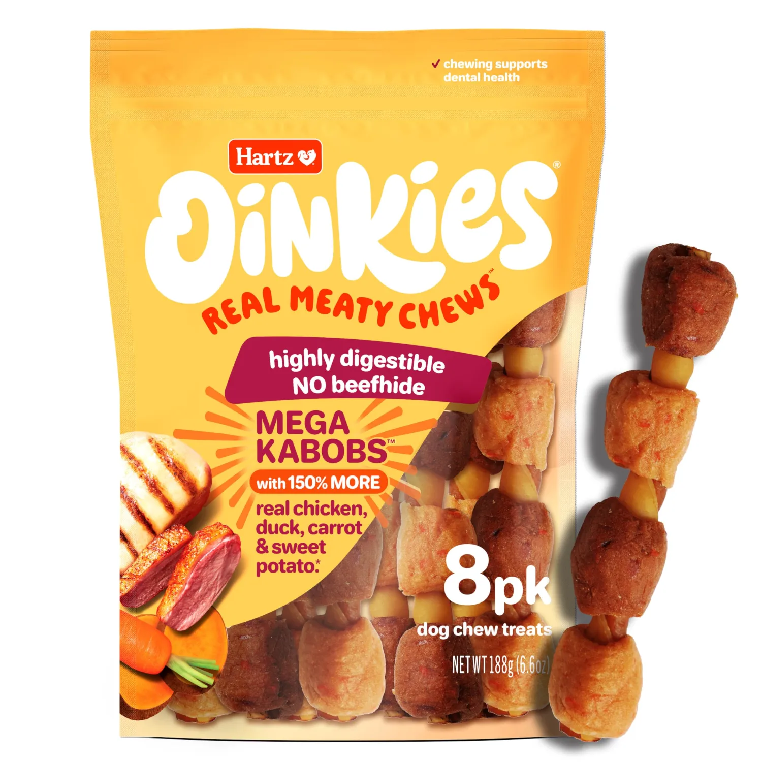 Oinkies Mega Kabobs, 8 Count