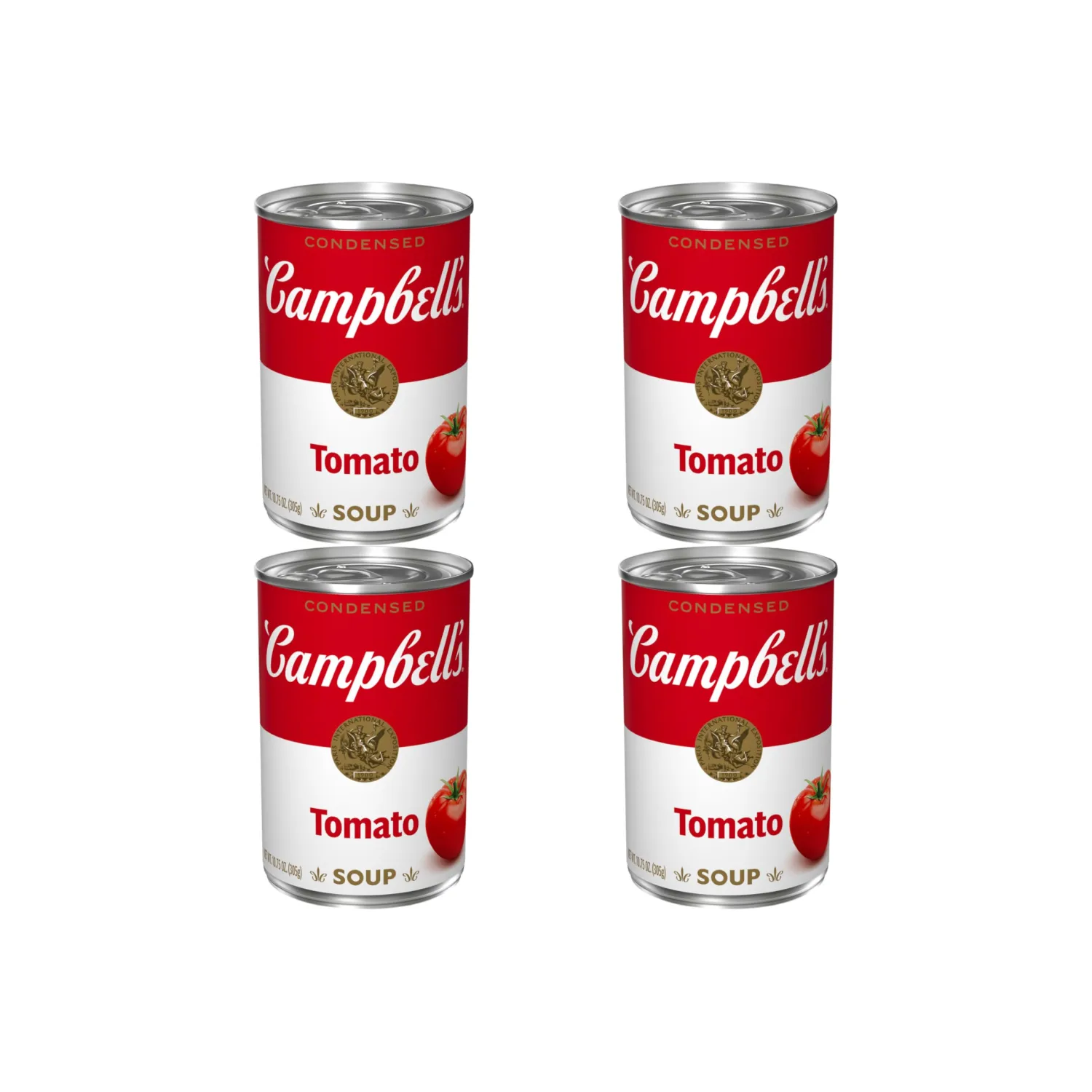Campbell's Condensed Tomato Soup, 10.75 oz Can, (Pack of 4)