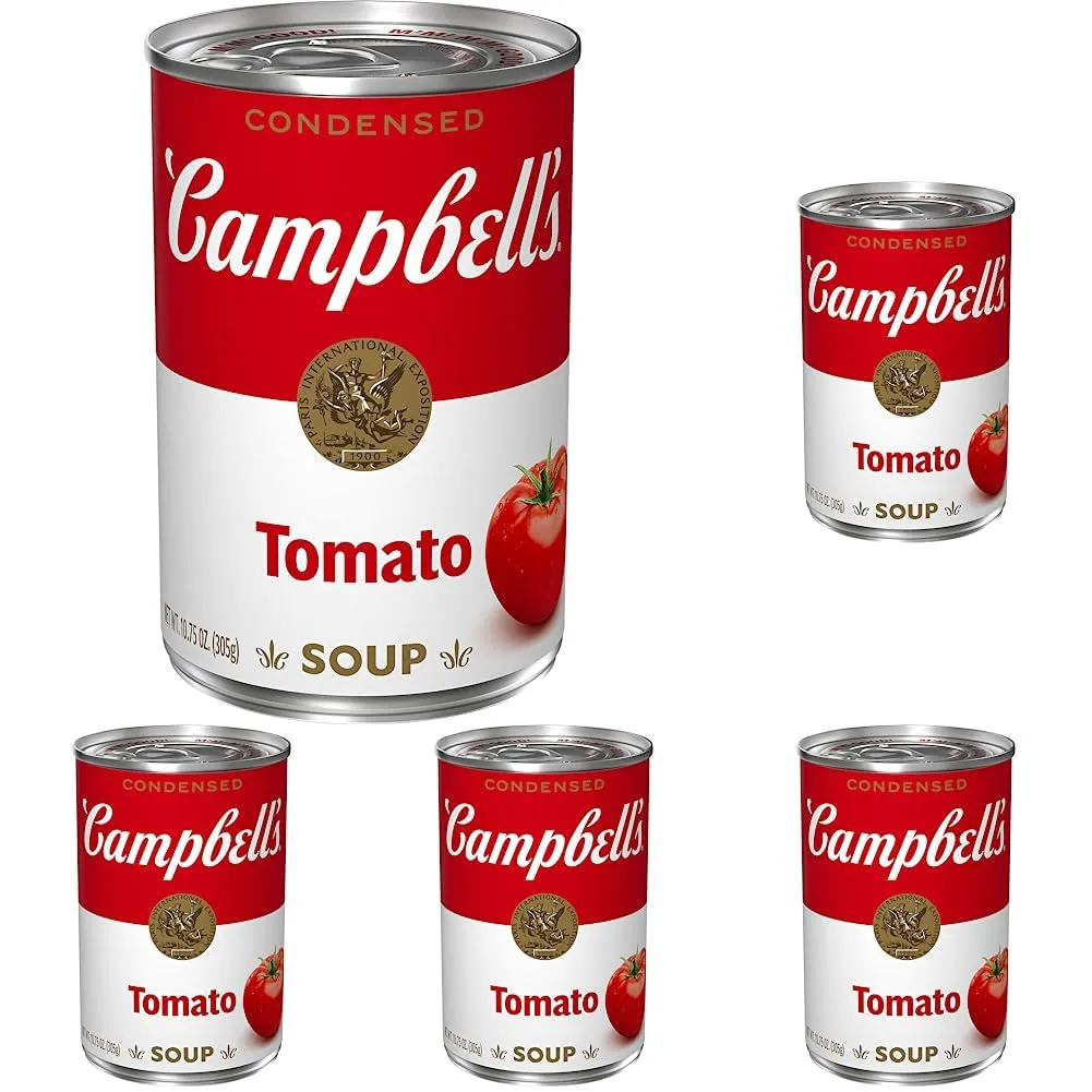 Campbell's Condensed Tomato Soup, 10.75 Ounce Can (Pack of 5)