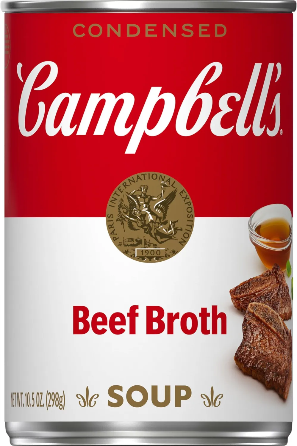 Campbell's Condensed Beef Broth, 10.5 Ounce Can (Pack of 5)
