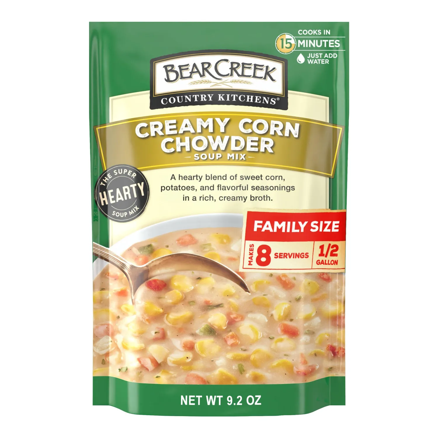 Bear Creek Soup Mix, Creamy Corn Chowder, 9.2 Ounce