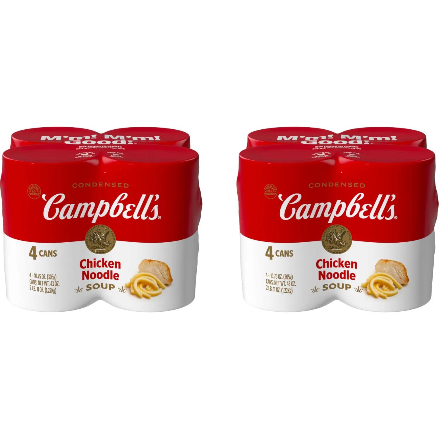 Campbell's Condensed Chicken Noodle Soup, 10.75 Ounce Can (Pack of 8)
