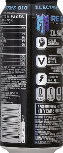 Reign Total Body Fuel Razzle Berry, 16 Fl Oz Can