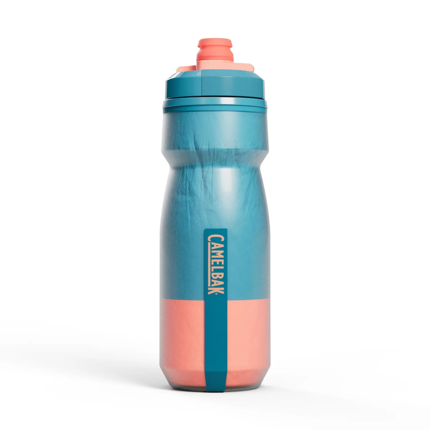 CamelBak Podium Chill Insulated Bike Squeeze Water Bottle, Cold Retention for Cycling, 21oz, Mercury Teal