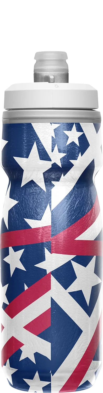 CamelBak Podium Chill Insulated Bike Squeeze Water Bottle, Cold Retention for Cycling, 21oz, U.S.A.
