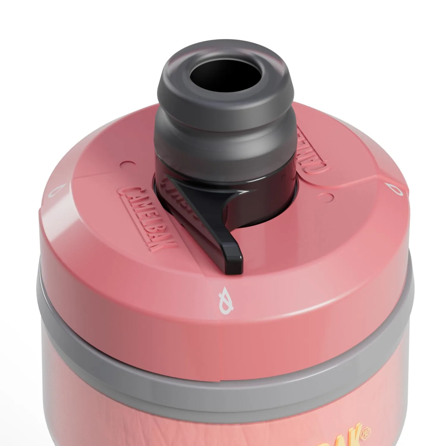 CamelBak Podium Chill Insulated Bike Squeeze Water Bottle, Cold Retention for Cycling, 21oz, Coral Sunset
