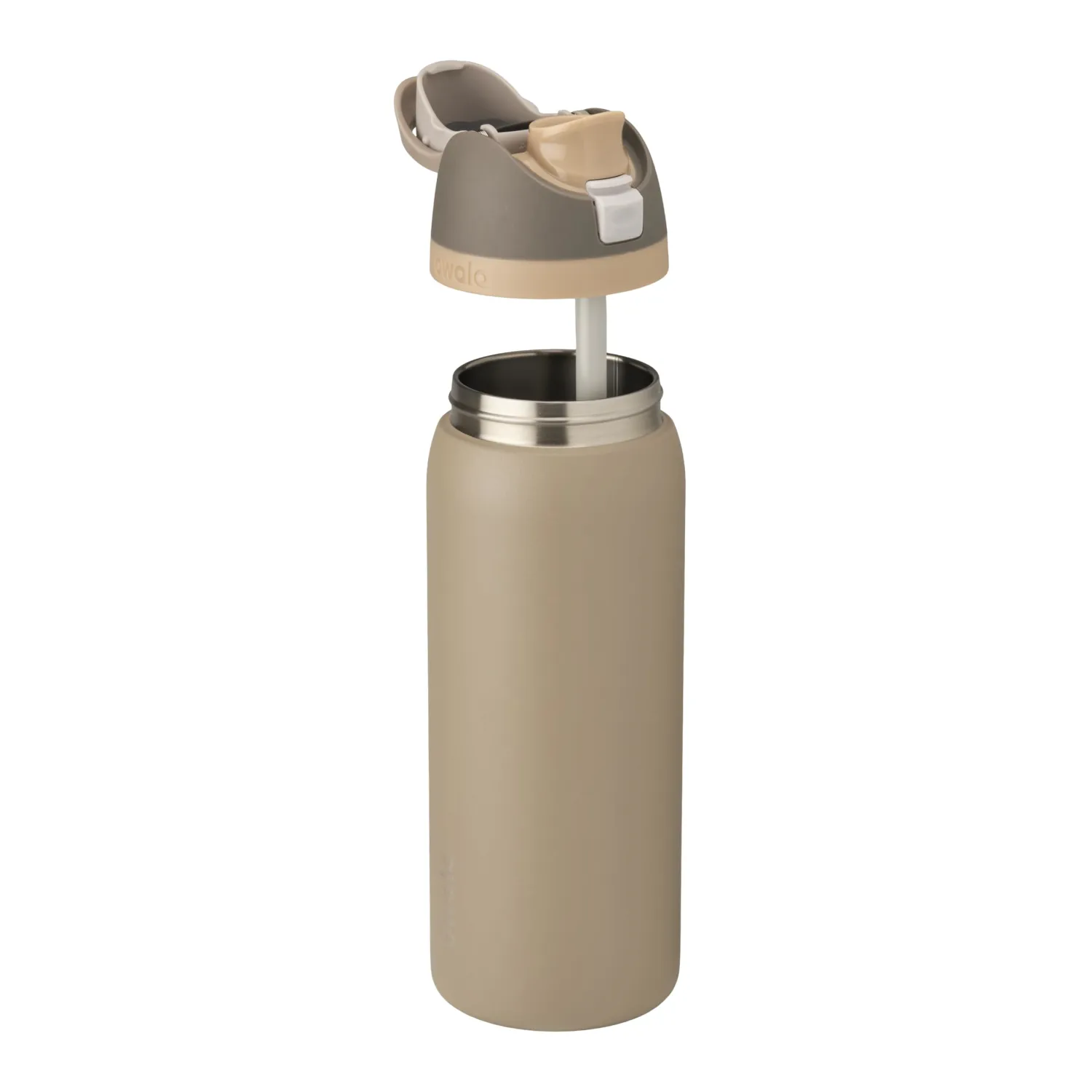 Owala FreeSip Insulated Stainless Steel Water Bottle with Straw, BPA-Free Sports Water Bottle, Great for Travel, 32 Oz, Down To Earth