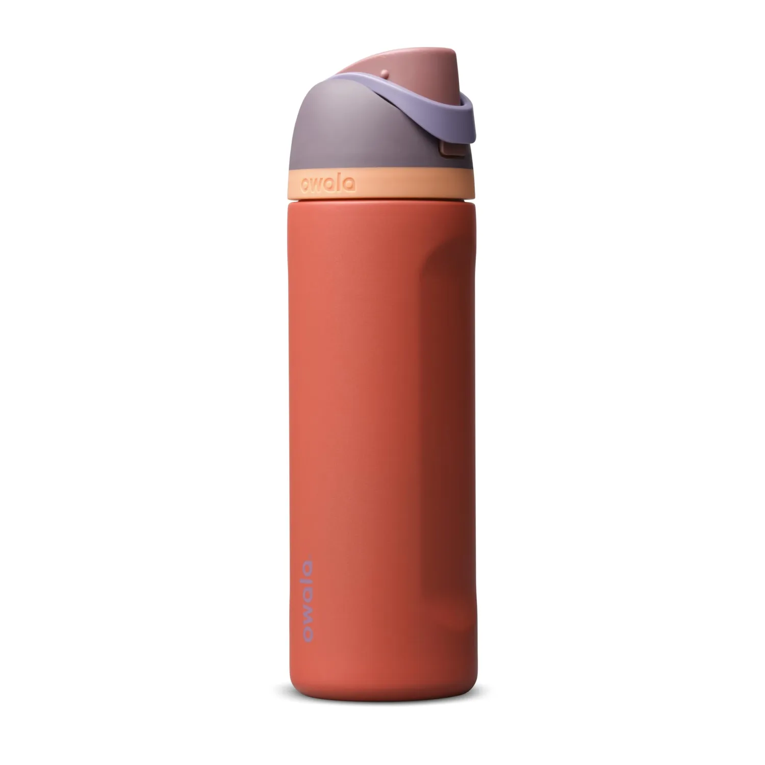 Owala FreeSip Insulated Stainless Steel Water Bottle with Straw, BPA-Free Sports Water Bottle, Great for Travel, 24 Oz, Terracotta Sunset