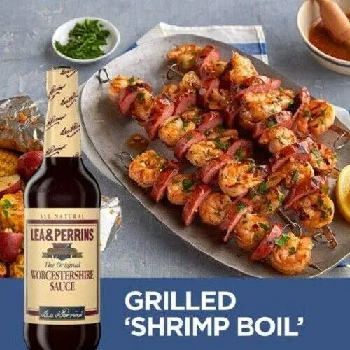 Lea & Perrins Worcestershire Sauce All Natural Kosher - Pack of 4 Bottles - 20oz Each !