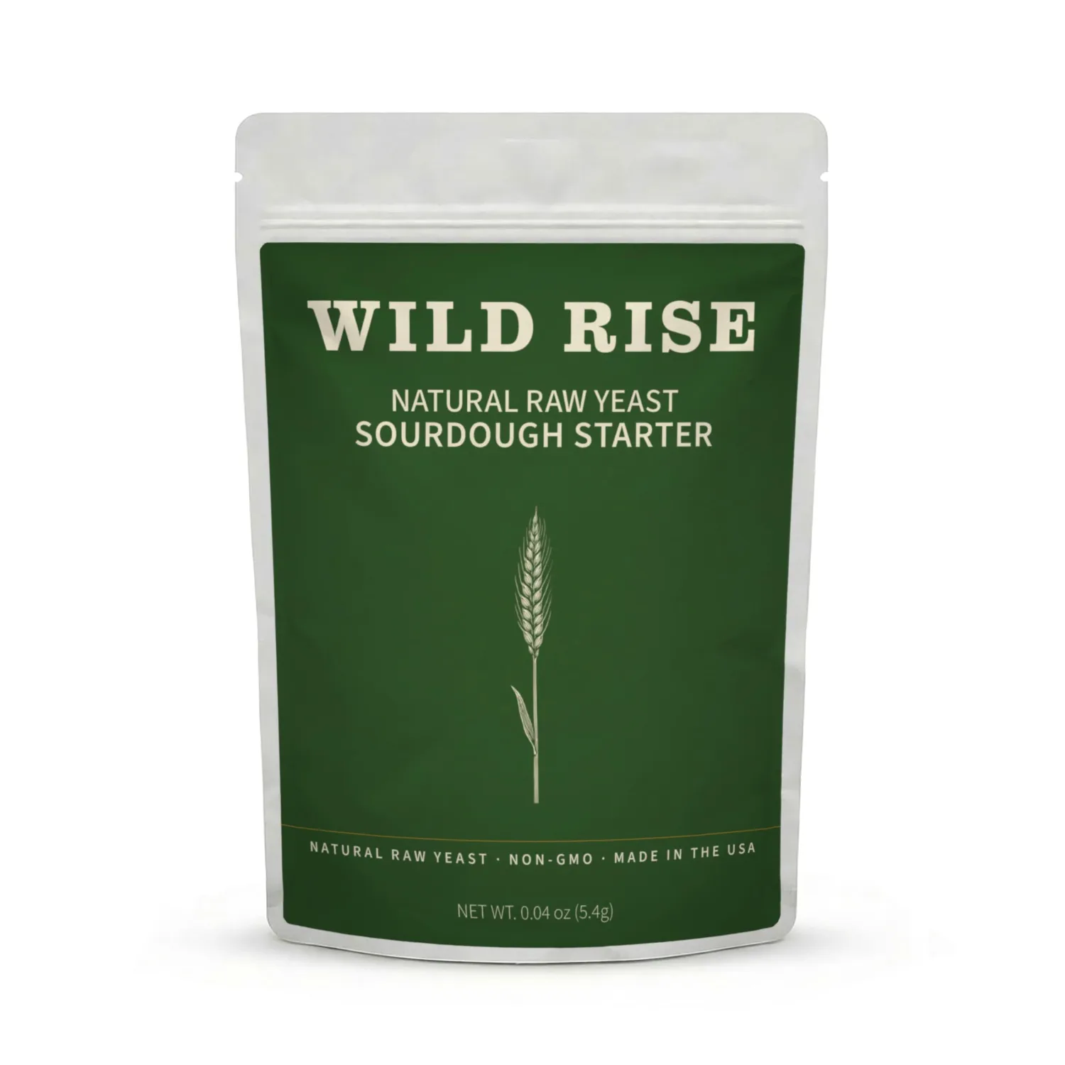 Wild Rise Sourdough Starter Culture – Natural Raw Yeast Dehydrated Sourdough Bread Starter for Homemade Artisan Bread Baking, Live Active Cultures, Unbleached Flour, Reusable Fermented Baking Culture