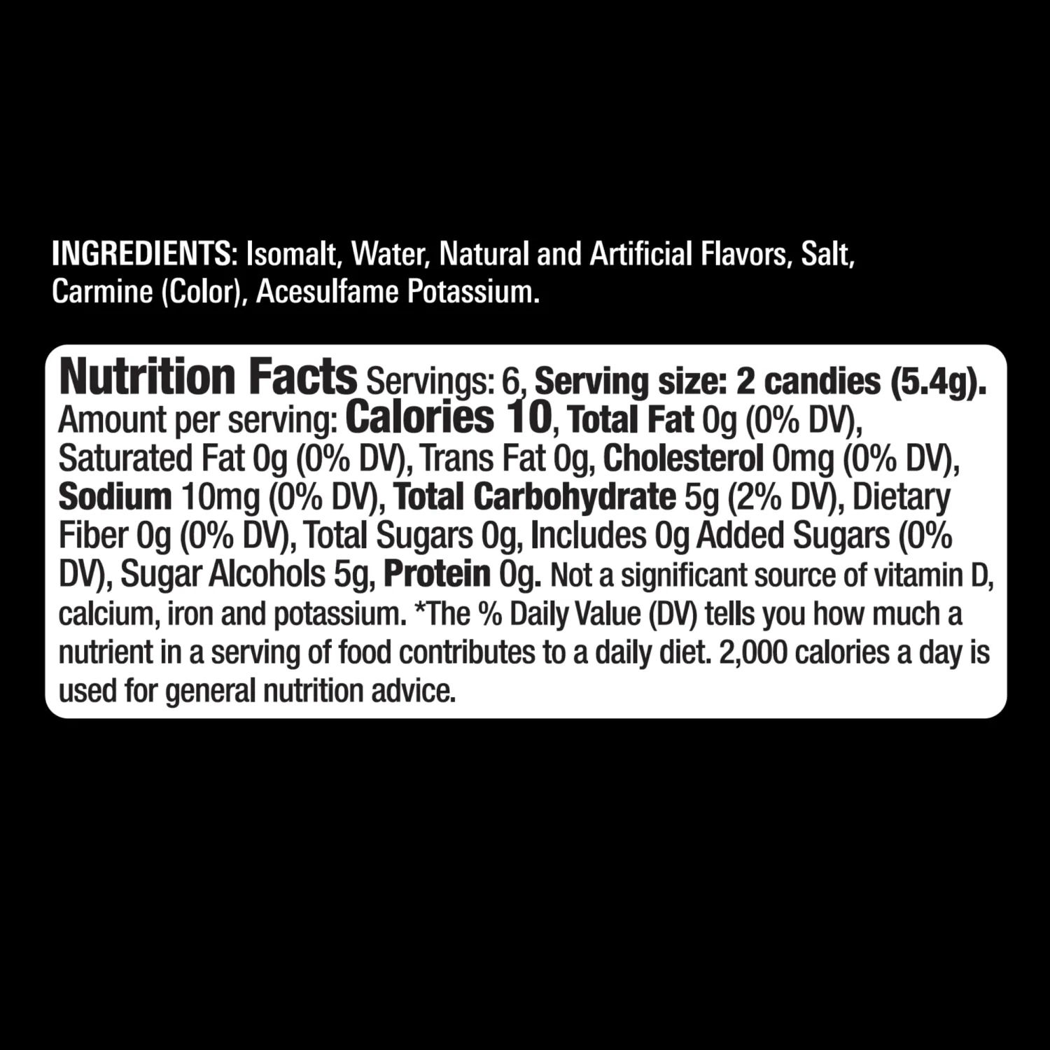 ZERO Sugar Free Hard Candies, Cinnamon (Pack of 12)
