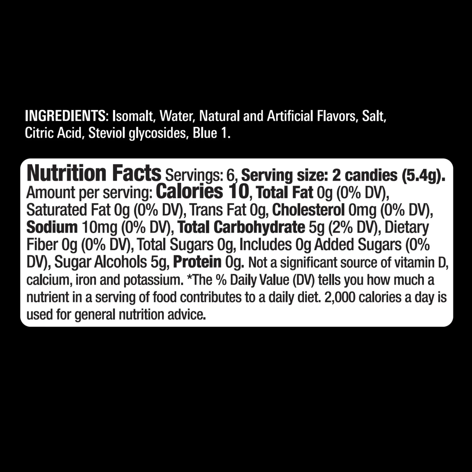 ZERO Sugar Free Hard Candies, Mint (Pack of 12)