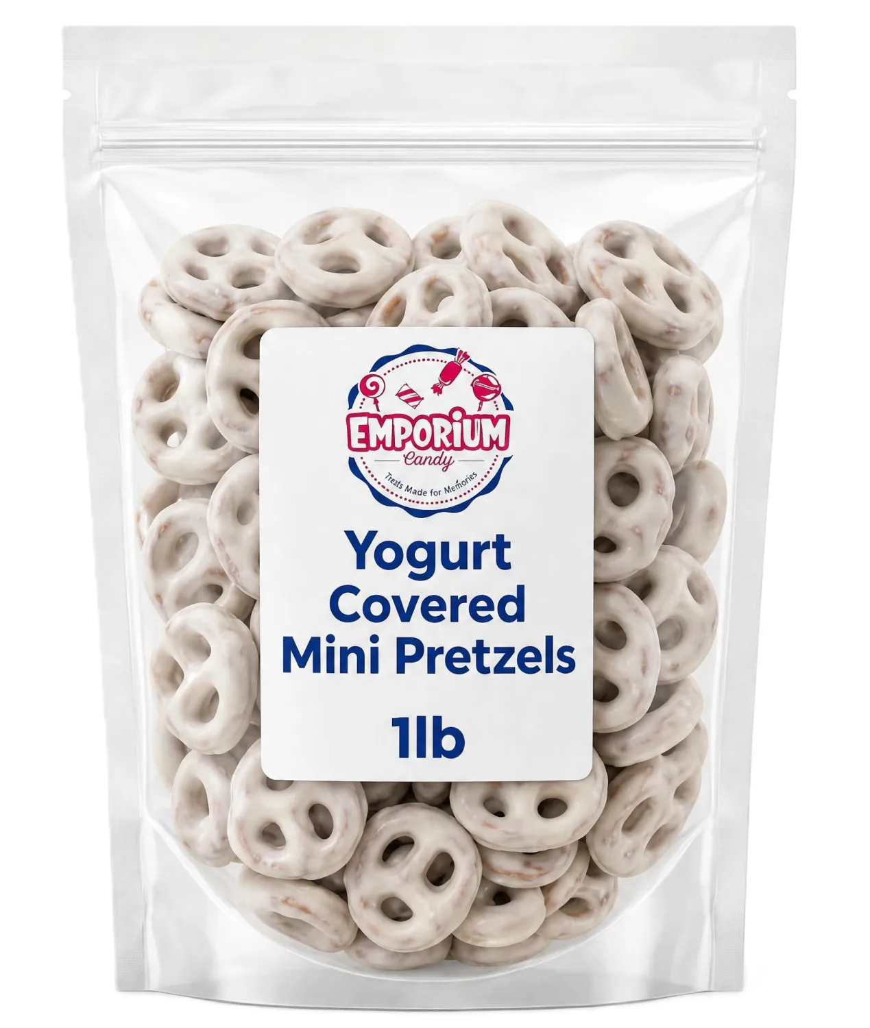 Yogurt Covered Pretzels 1 lb Mini Sweet Salty Gourmet Coated Crunchy Snack