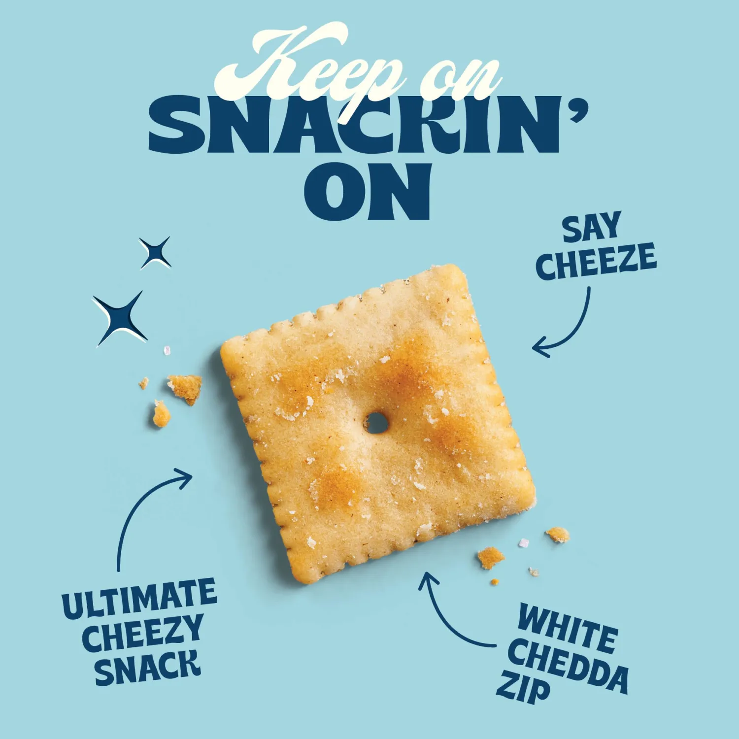 Back to Nature White Chedda Cheezy Square Crackers, Non-GMO, Plant-Based Cheese Flavored Snack Cracker, Made with Wheat Flour, 5 oz Box | No Dairy Added Cheese Cracker Squares, Plant Based, Non GMO No High Fructose Corn Syrup No Artificials, Wholesome Snacks 5oz