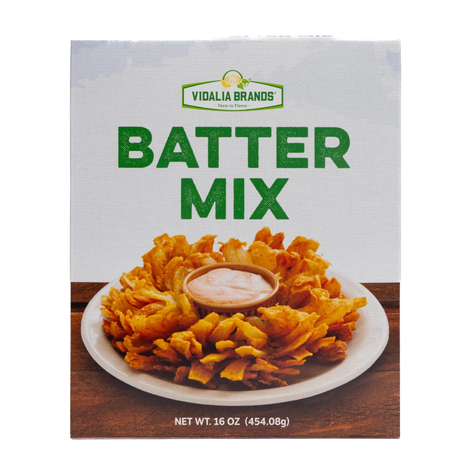 Vidalia Brands Batter Mix, Southern-Style Coating, 10 oz | Real Vidalia onion batter mix; gluten-free, no artificial flavors; perfect for blooming onions, rings, and fried vegetables