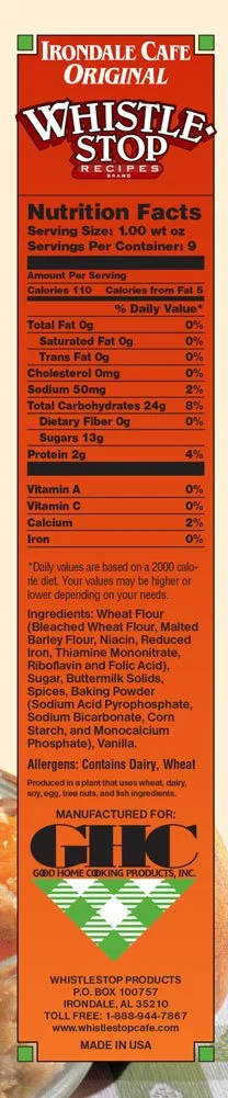 Original WhistleStop Cafe Recipes | Caboose Cobbler Batter Mix (1 Box)