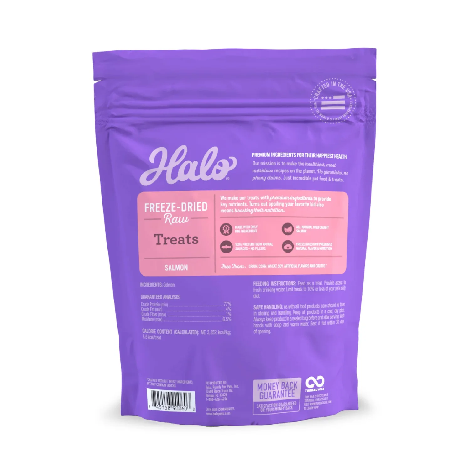 Halo, Treats Liv A Little Salmon, 1.6 Ounce