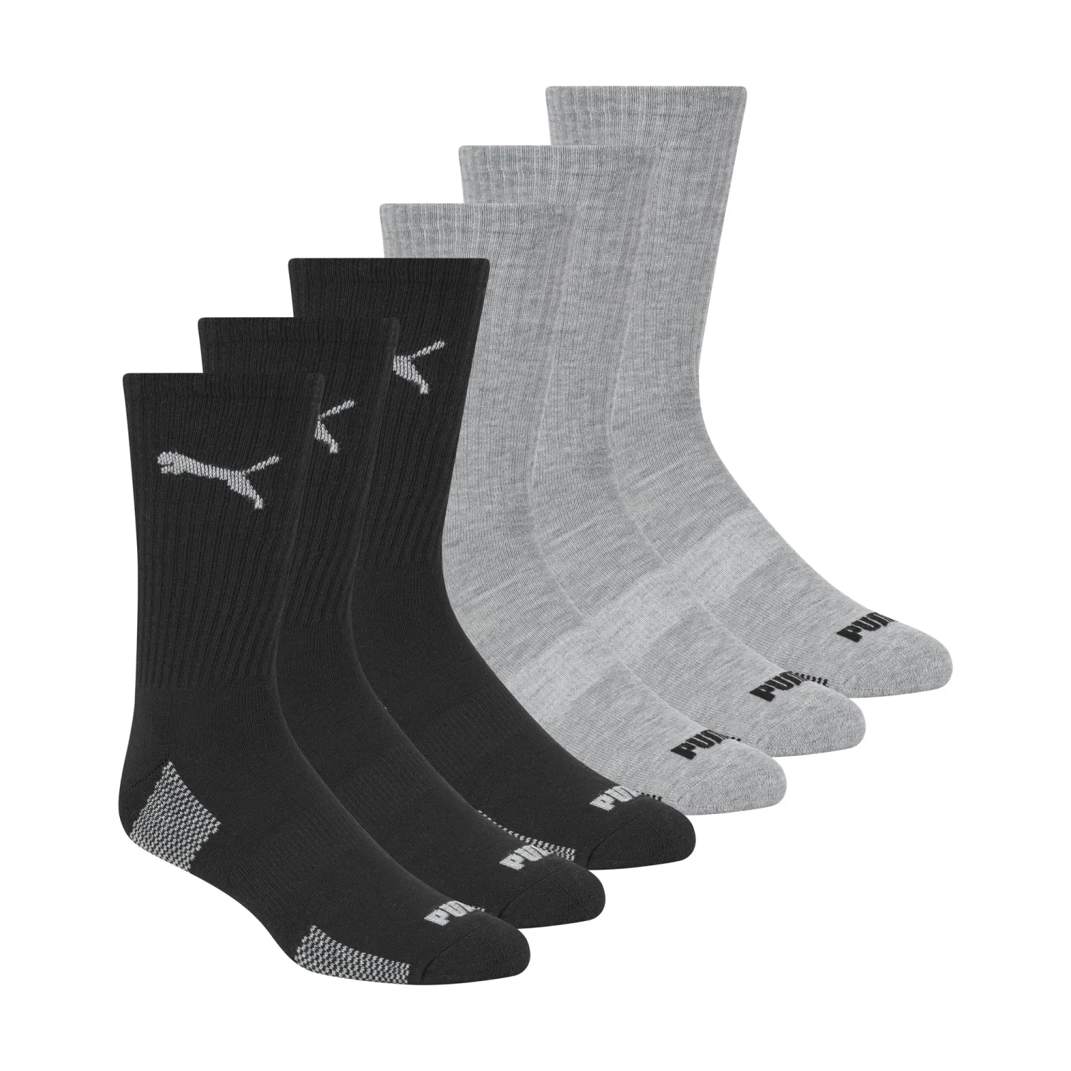 PUMA Men's Crew Socks (6-Pack)