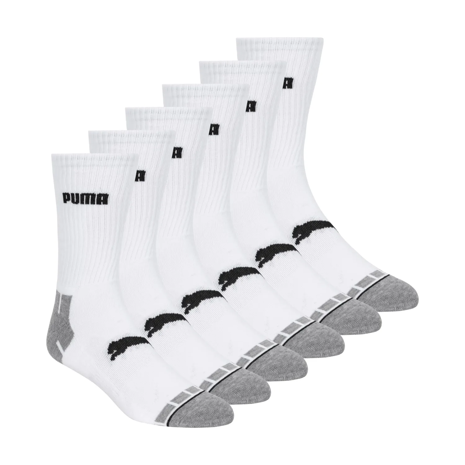 PUMA Men's Crew Socks (6-Pack)
