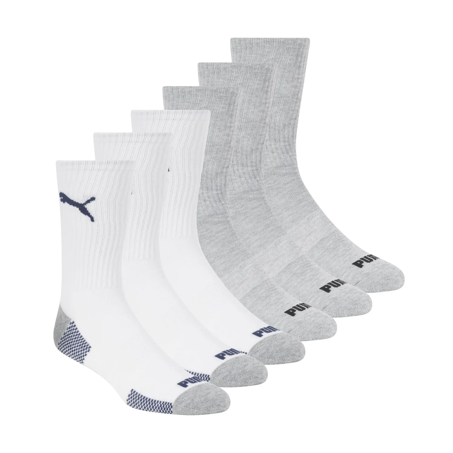 PUMA Men's Crew Socks (6-Pack)