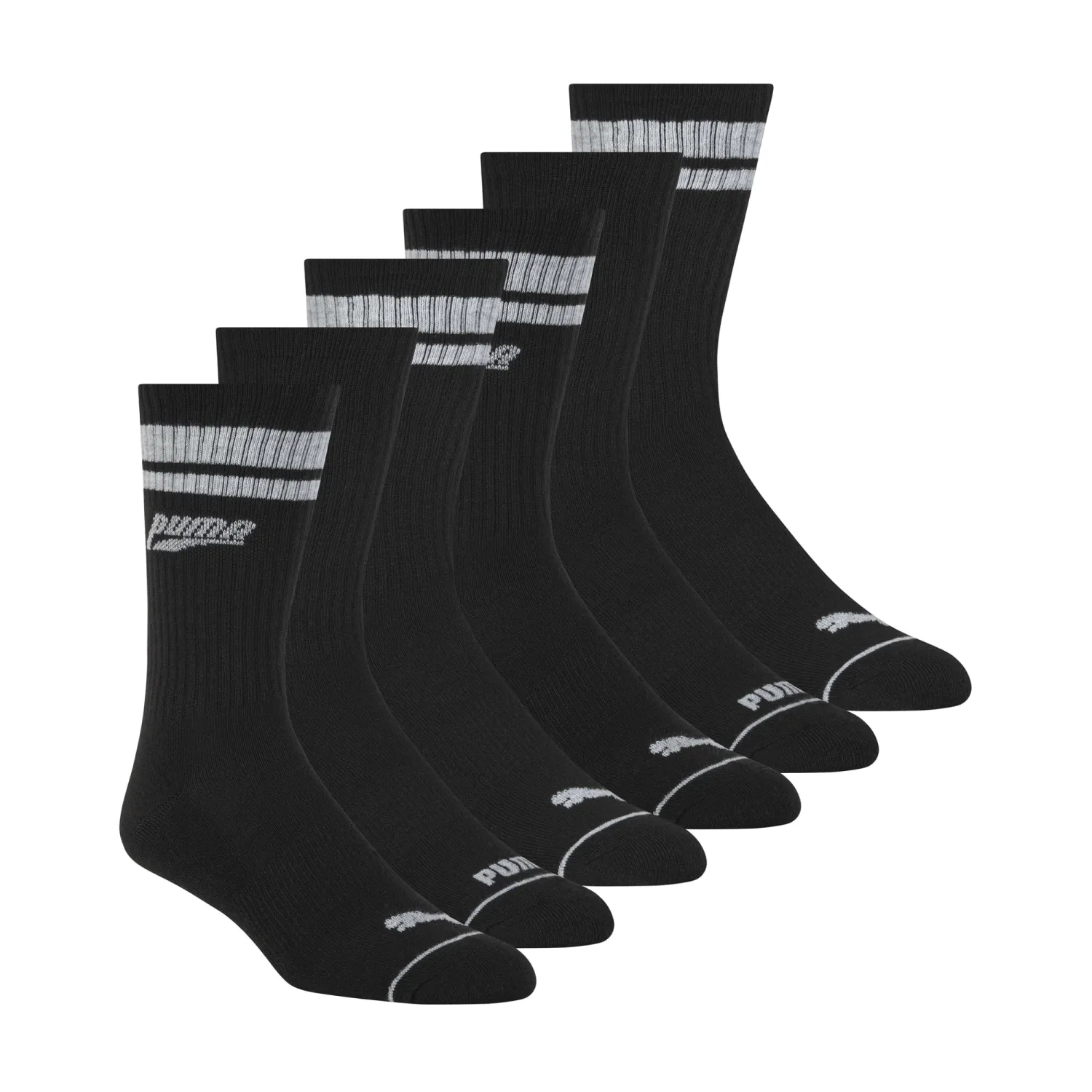 PUMA Men's Crew Socks (6-Pack)