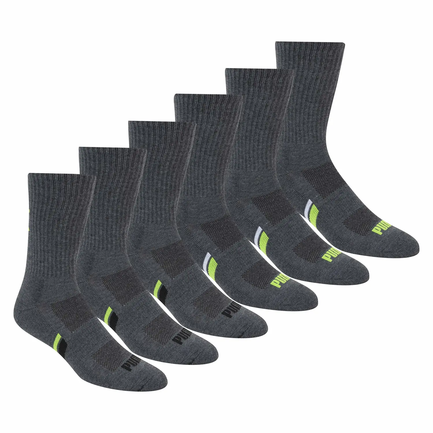 PUMA Men's Crew Socks (6-Pack)