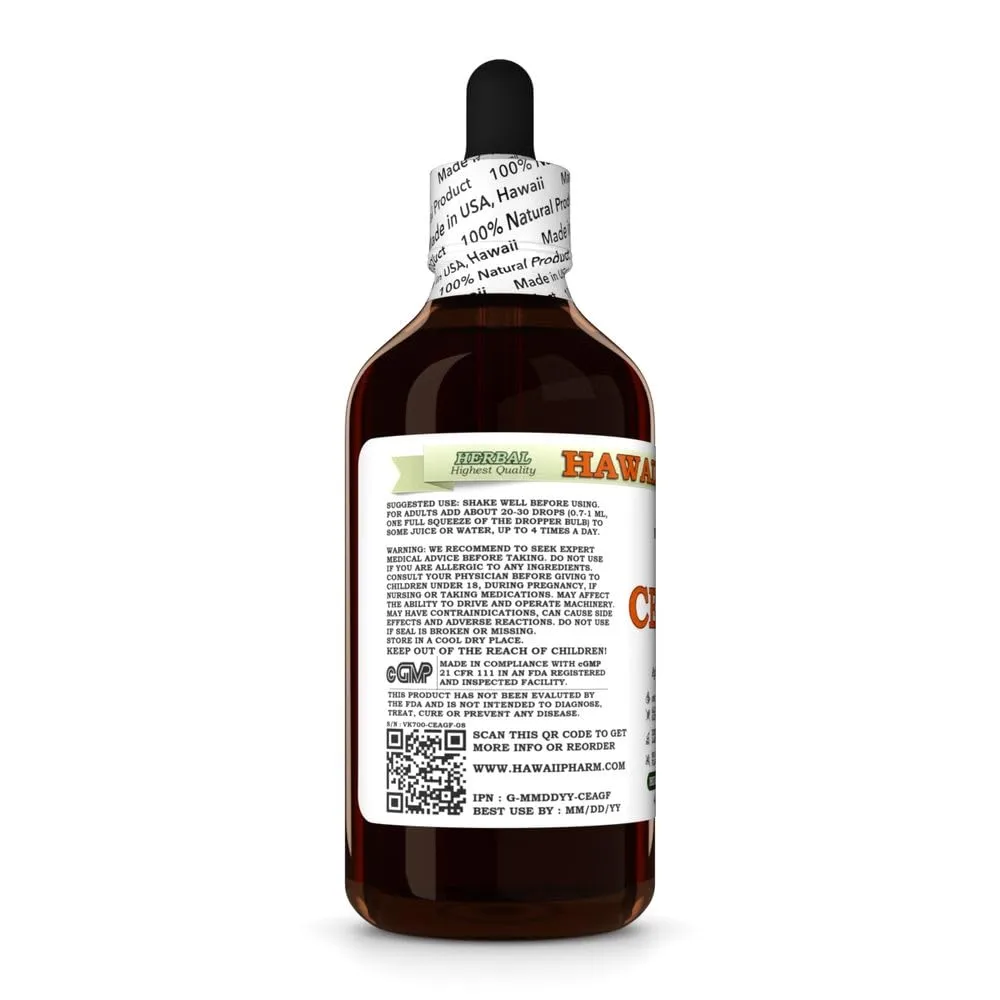 Celery (Apium Graveolens) Dry Fruit Glycerite, Made in Hawaii, Raw Materials, All Natural, Vegan, Lab Tested Alcohol-Free Liquid Extract - 4 fl.oz