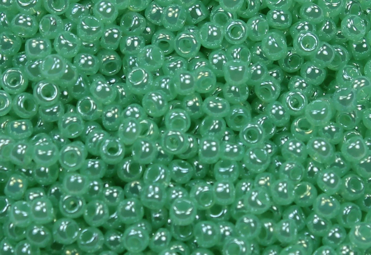 11/0 Round TOHO Japanese Glass Seed Beads #144-Ceylon Celery 15g