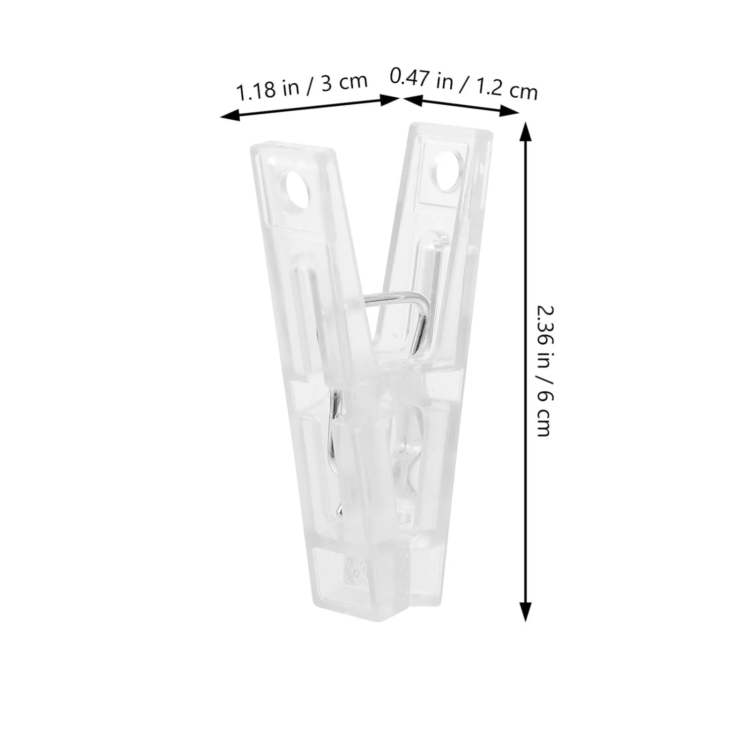 ABOOFAN 10pcs Windproof Plastic Clothespins Clips for Beach Towels, Quilts, and Clothes Drying, Thickened Small Size Clips for Balcony and Outdoor Laundry