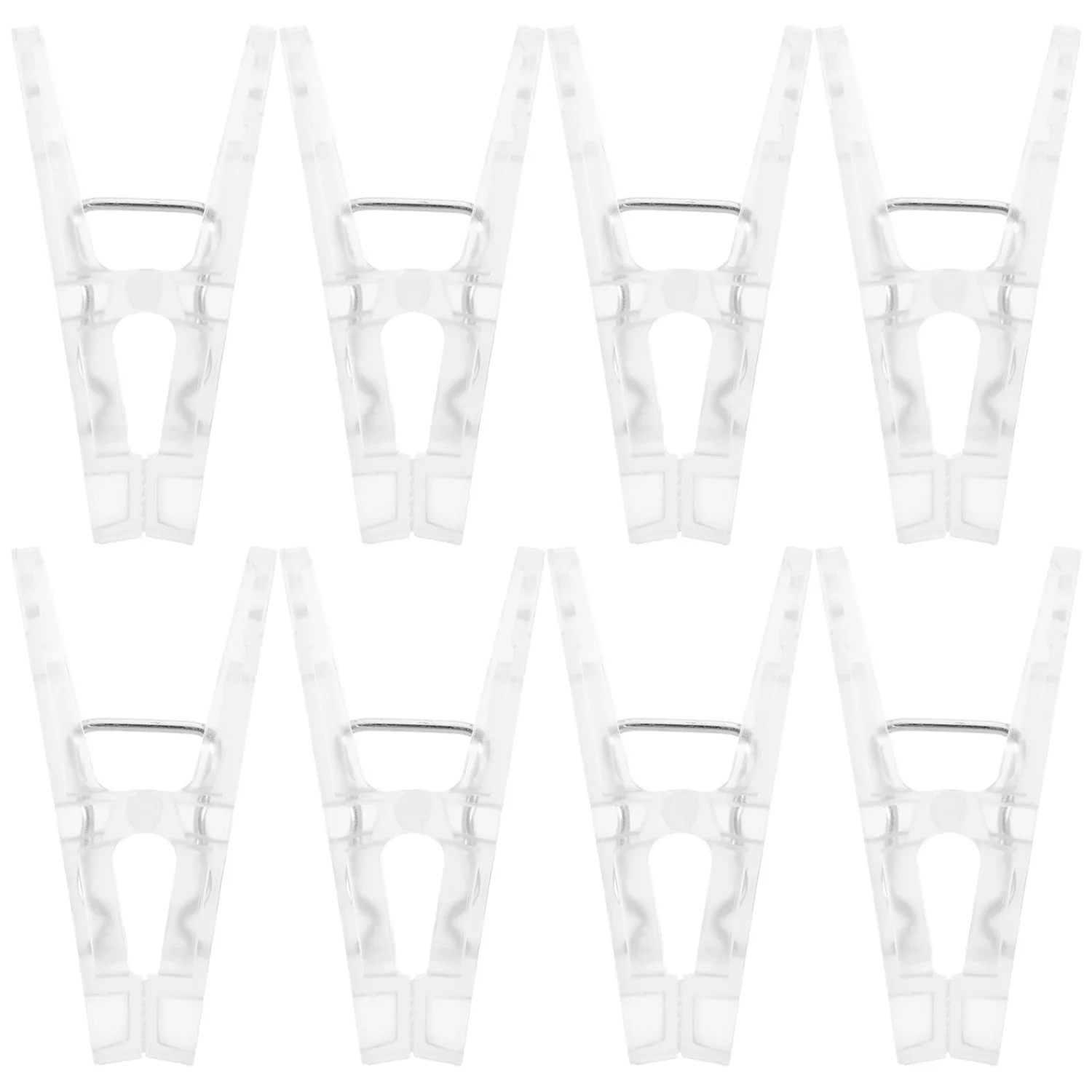 ABOOFAN 10pcs Windproof Plastic Clothespins Clips for Beach Towels, Quilts, and Clothes Drying, Thickened Small Size Clips for Balcony and Outdoor Laundry