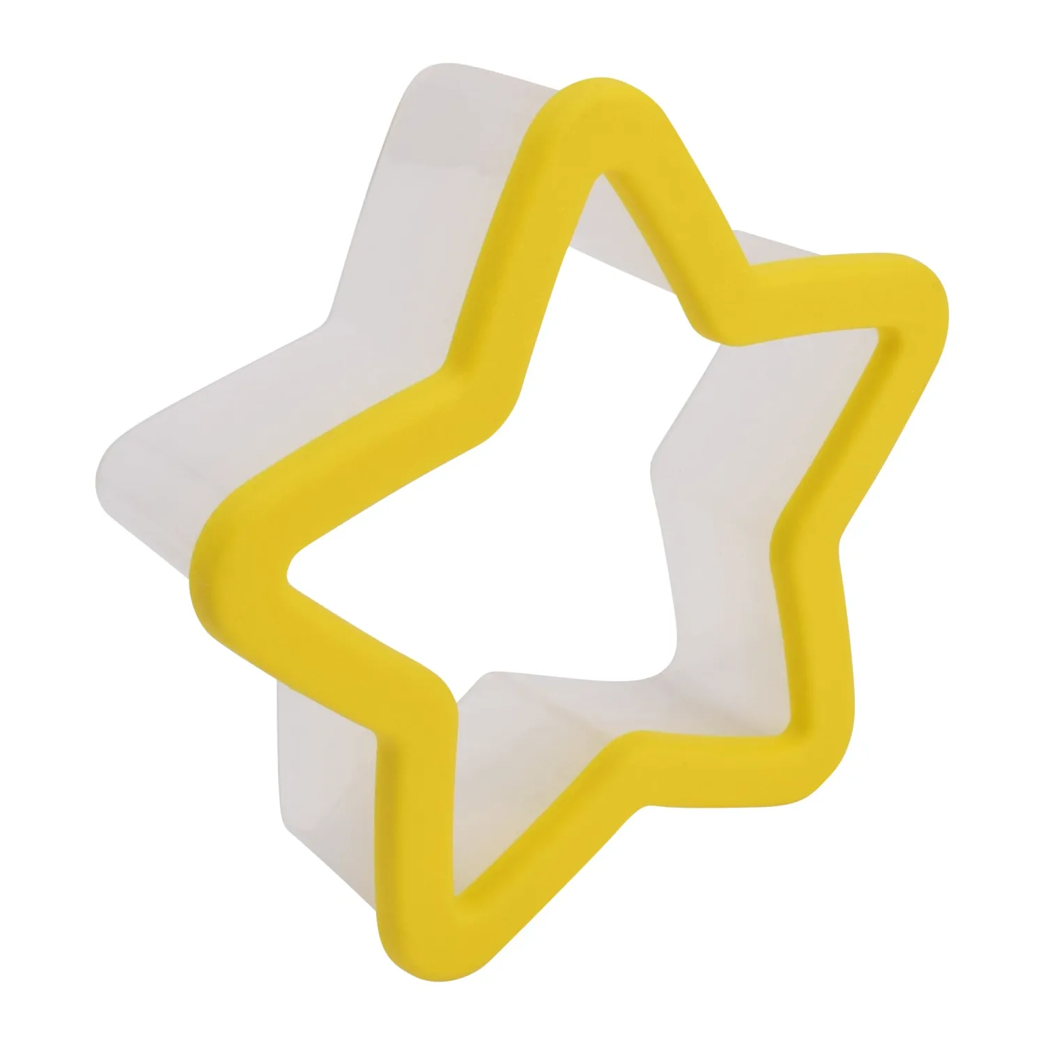 R & M International Star Soft-Grip Cookie Cutter, One Size, Yellow