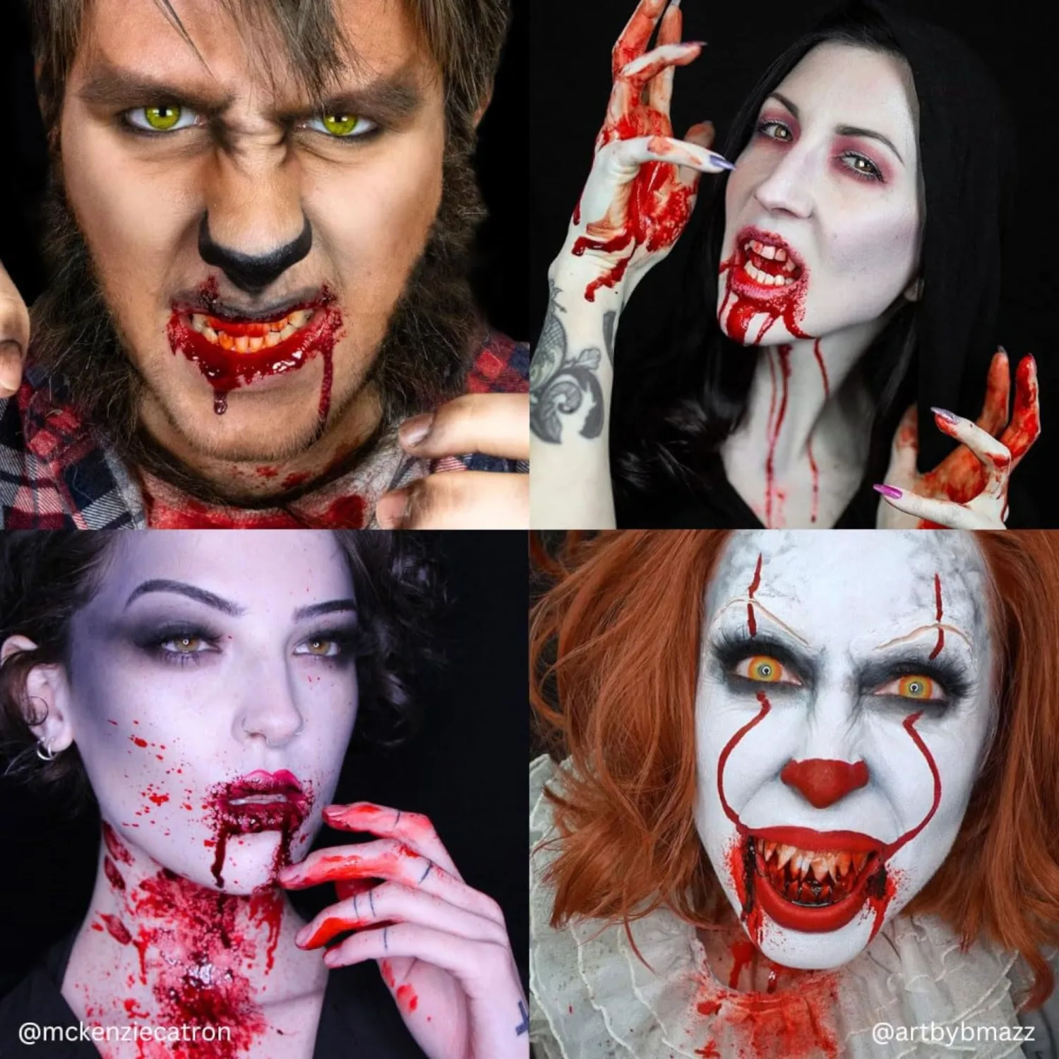Mehron Makeup Stage Blood | Realistic For Halloween | Washable Fake Blood for Special FX, Stage & Screen, Halloween, & Cosplay (Bright Arterial)