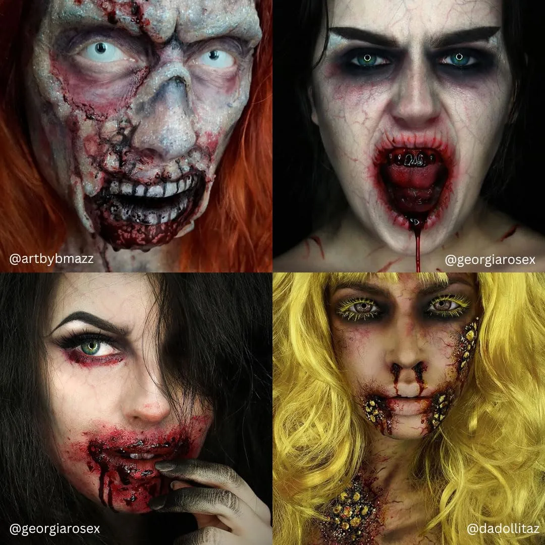 Mehron Makeup Stage Blood - 4.5 Fl oz DARK VENOUS, Fake Blood Makeup | Professional Syrup-based Blood. Washable Fake Blood for Special FX, Theater, Halloween, & Cosplay. Vegan & Made in the USA.