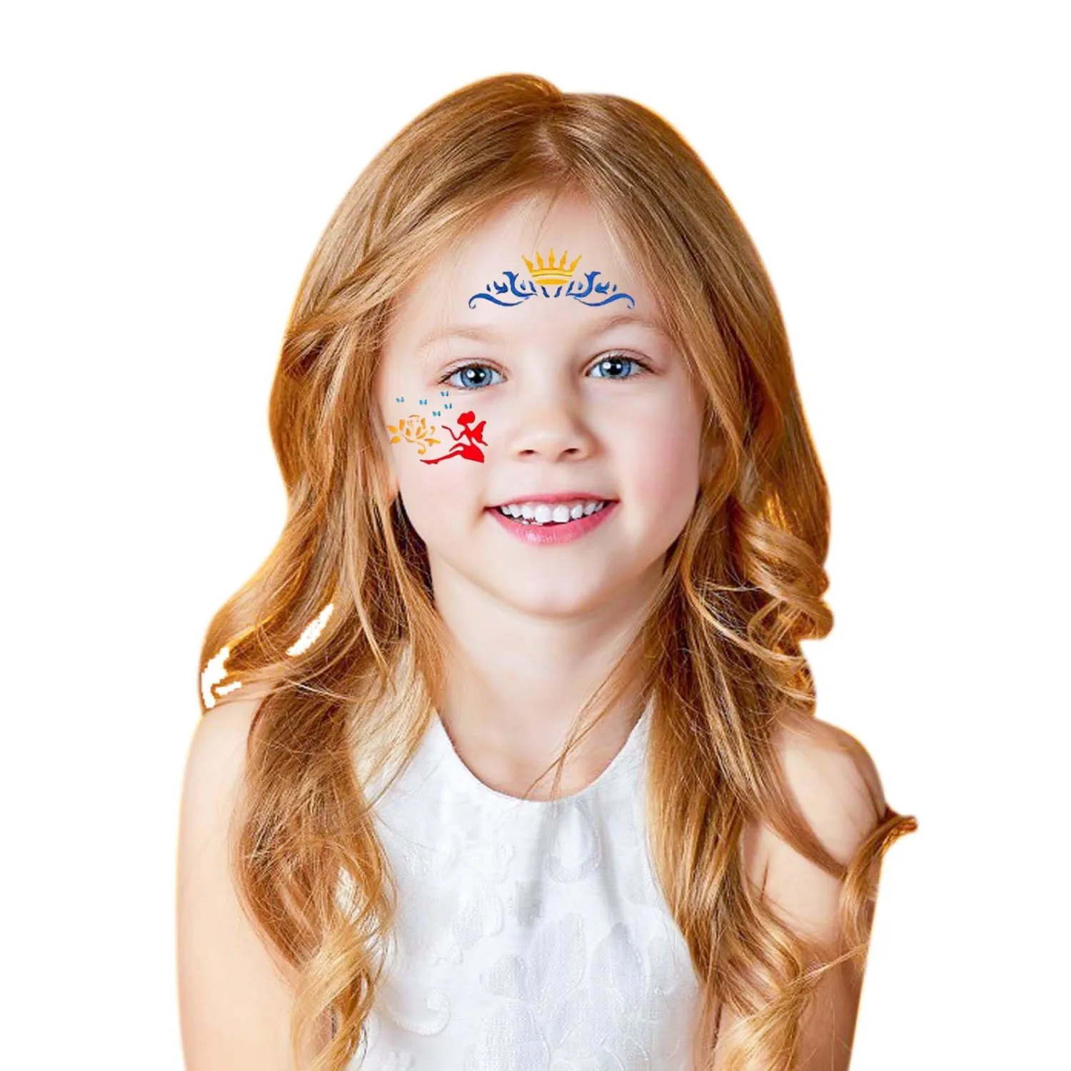28 Pcs Face Paint Stencils Kits Face Painting Stencils Reusable | Reusable Face Tattoo Painting Templates for Kids