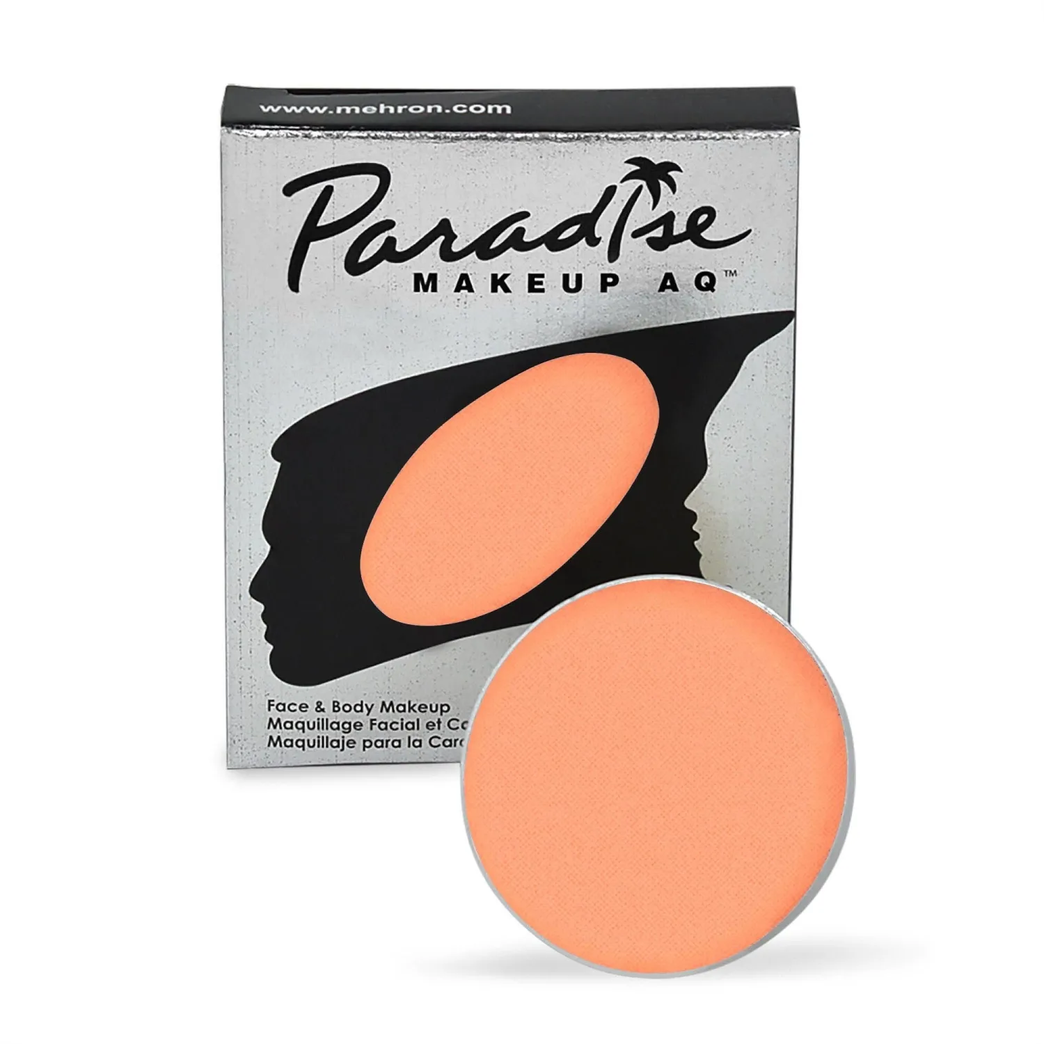 Mehron Makeup Paradise AQ - PASTEL ORANGE, Water-Activated Face & Body Paint