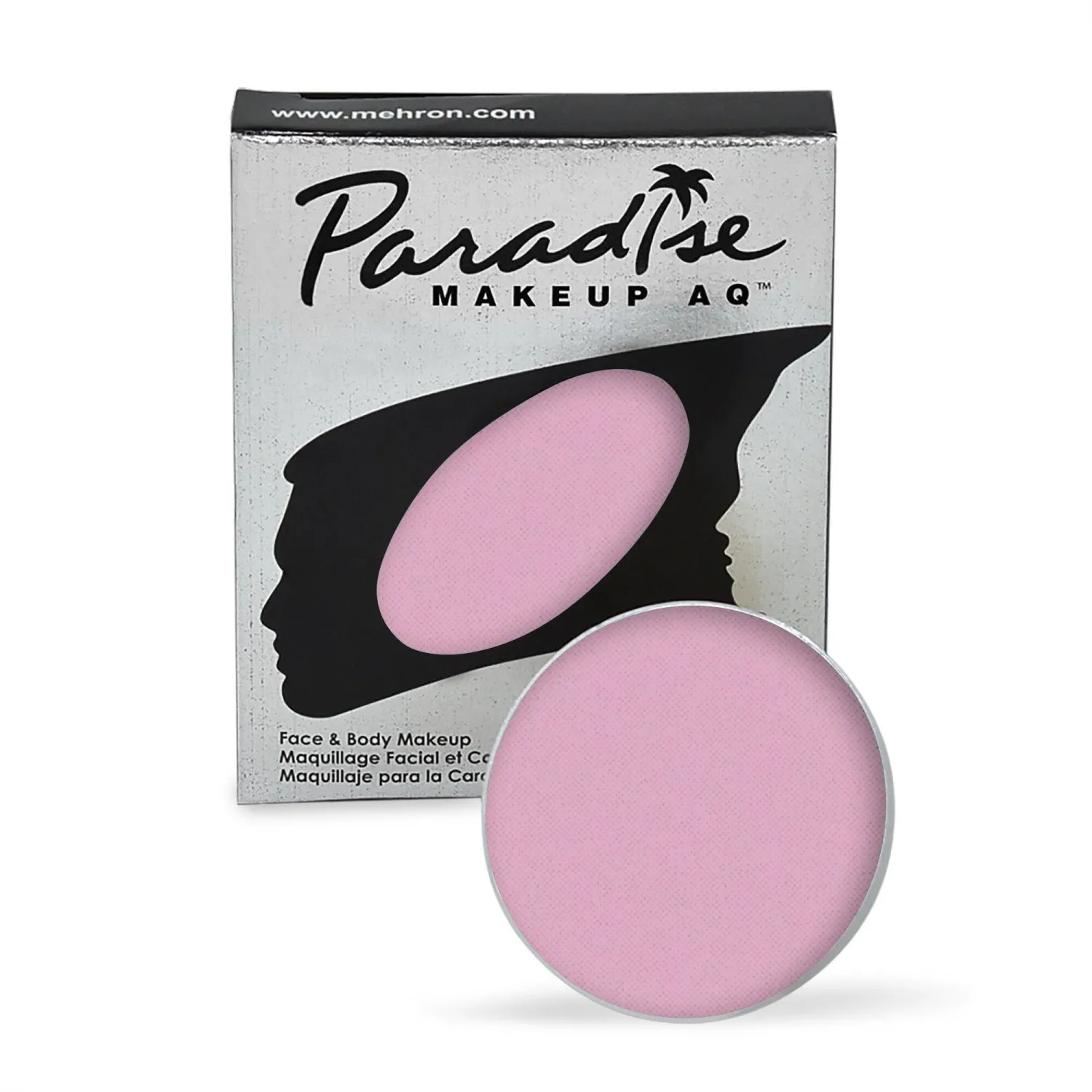 Mehron Makeup Paradise AQ - PASTEL MAUVE, Water-Activated Face & Body Paint | .25 oz Professional Face & Body Paint Makeup for Cosplay, Theater, & Halloween. Vegan, Cruelty-Free, & Made in USA.