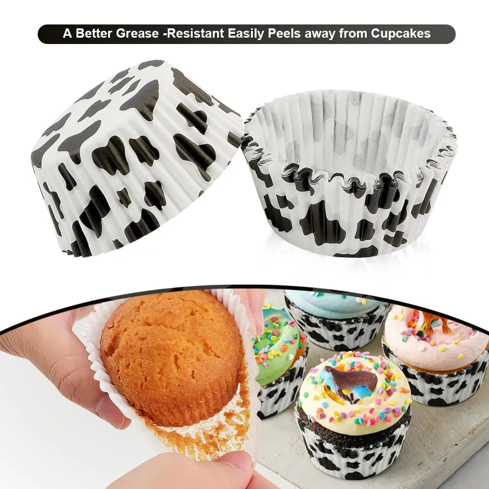 Cupcake Liners,100 pcs Muffin Liners,Cupcake Wrappers,Paper Cupcake Liners for Baking,Muffin Baking Cups,Paper Baking Cups Strawberry Standard Size 2x1.25inch