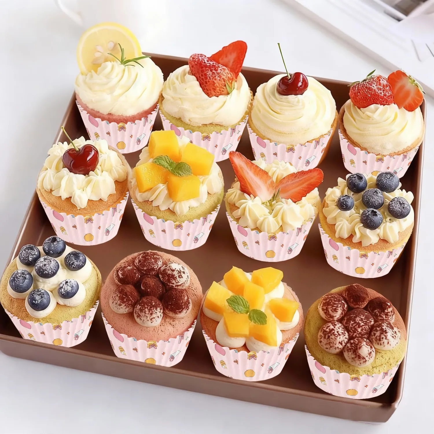 Cupcake Liners,100pcs Muffin Liners,Cupcake Wrappers,Paper Cupcake Liners,18th Birthday Paper Muffin Cupcake Liners,Muffin Baking Cups,Paper Baking Cups,Cupcake Papers,Standard Size 2x1.25inch