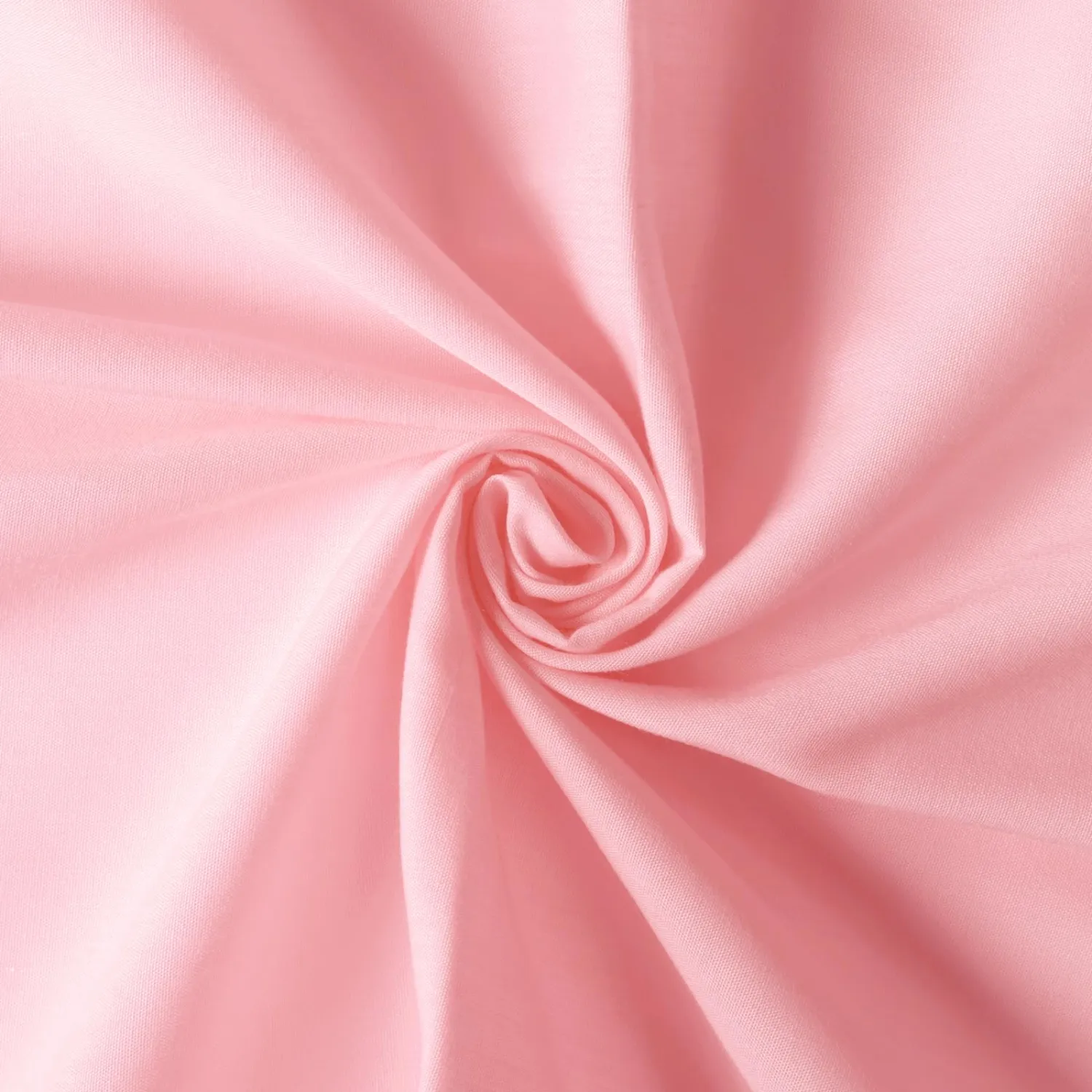 Cotton Polyester Broadcloth Fabric 57" Wide by The Yard Soft, Lightweight & Breathable Material for Sewing, Lining, Curtains, Bedding & DIY Projects (Pink, 2 Yard)