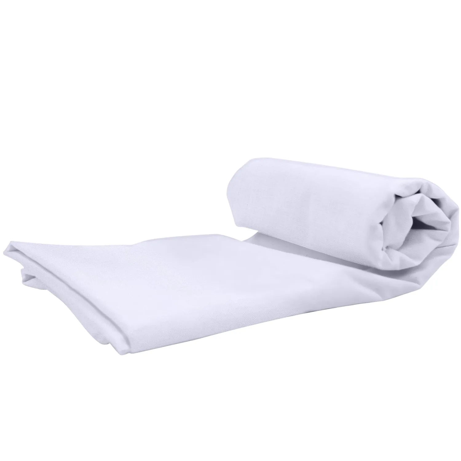 100% Cotton Muslin Fabric, 60 Inch X 1 Yard Bleached Muslin Linen Fabric by The Yard, Draping Fabrics Suitable for Sewing Embroidery, Crafts Material,Garments (White)