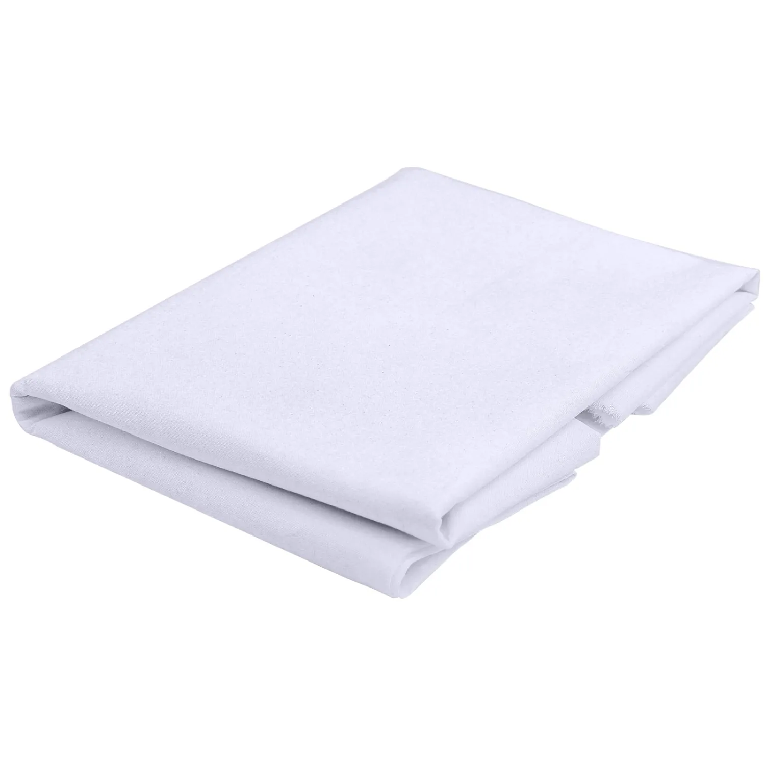 100% Cotton Muslin Fabric, 60 Inch X 1 Yard Bleached Muslin Linen Fabric by The Yard, Draping Fabrics Suitable for Sewing Embroidery, Crafts Material,Garments (White)