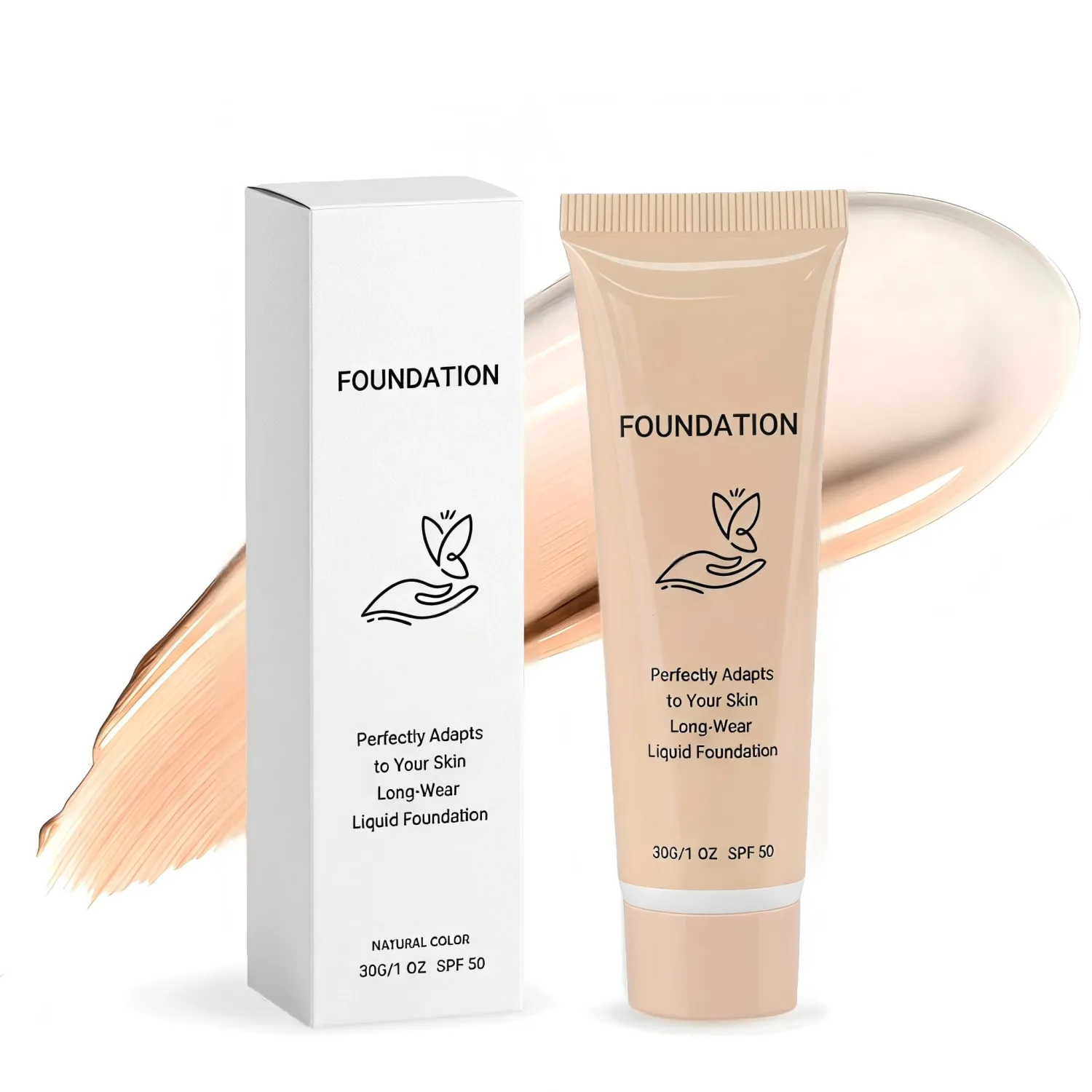 Korean foundation Color Changing Foundation for Mature Skin | ﻿ Creates Flawless Skin, Deep Hydration Flawless Coverage, Lightweight Long Wear Makeup, Suitable for All Skin Types