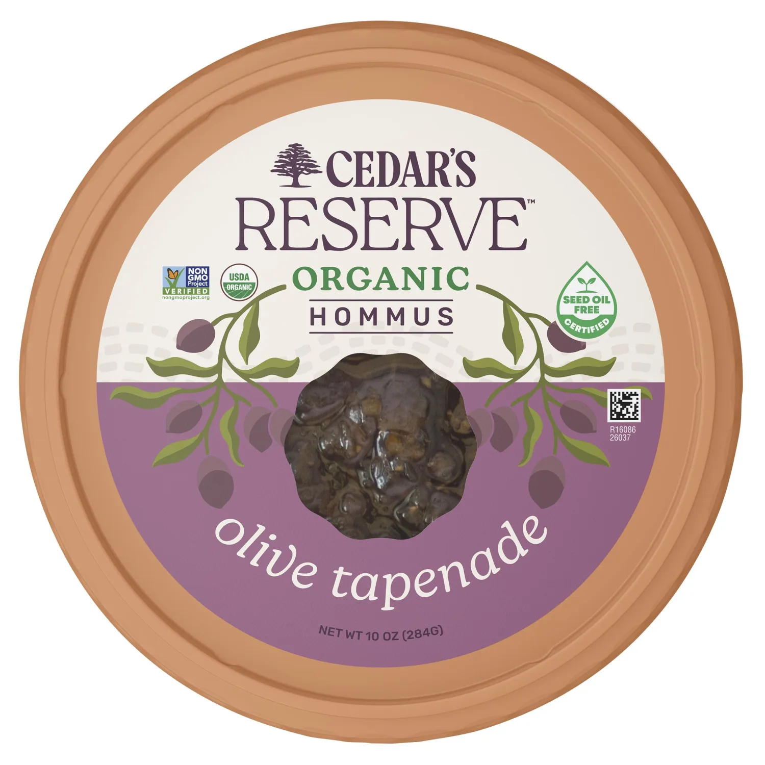 Cedar's Organic Reserve Olive Tapenade Hummus