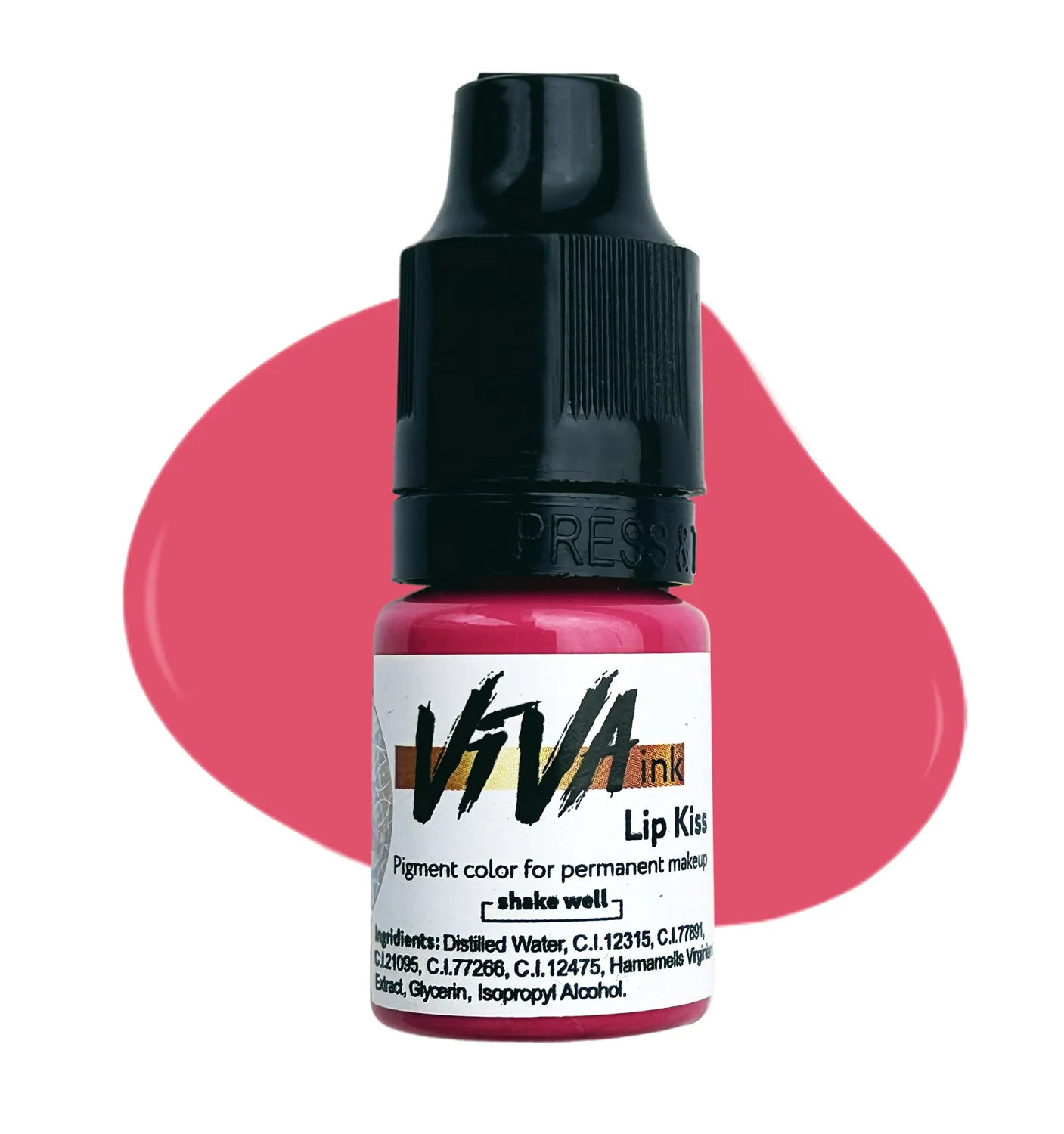 Lip Pigment – Lip Kiss – Permanent Lip Makeup – Microblading Ink for Durable and Colorful Lips – Long Lasting Color Lip Cosmetics (0.2 oz)