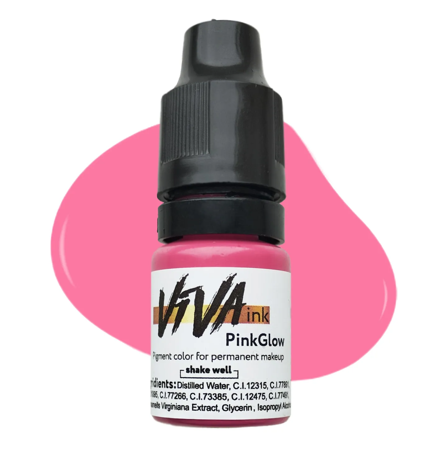 Lip Pigment – Permanent Lip Makeup – Microblading Ink for Durable and Colorful Lips – Long Lasting Color Lip Cosmetics (0.2 oz) (PinkGlow)