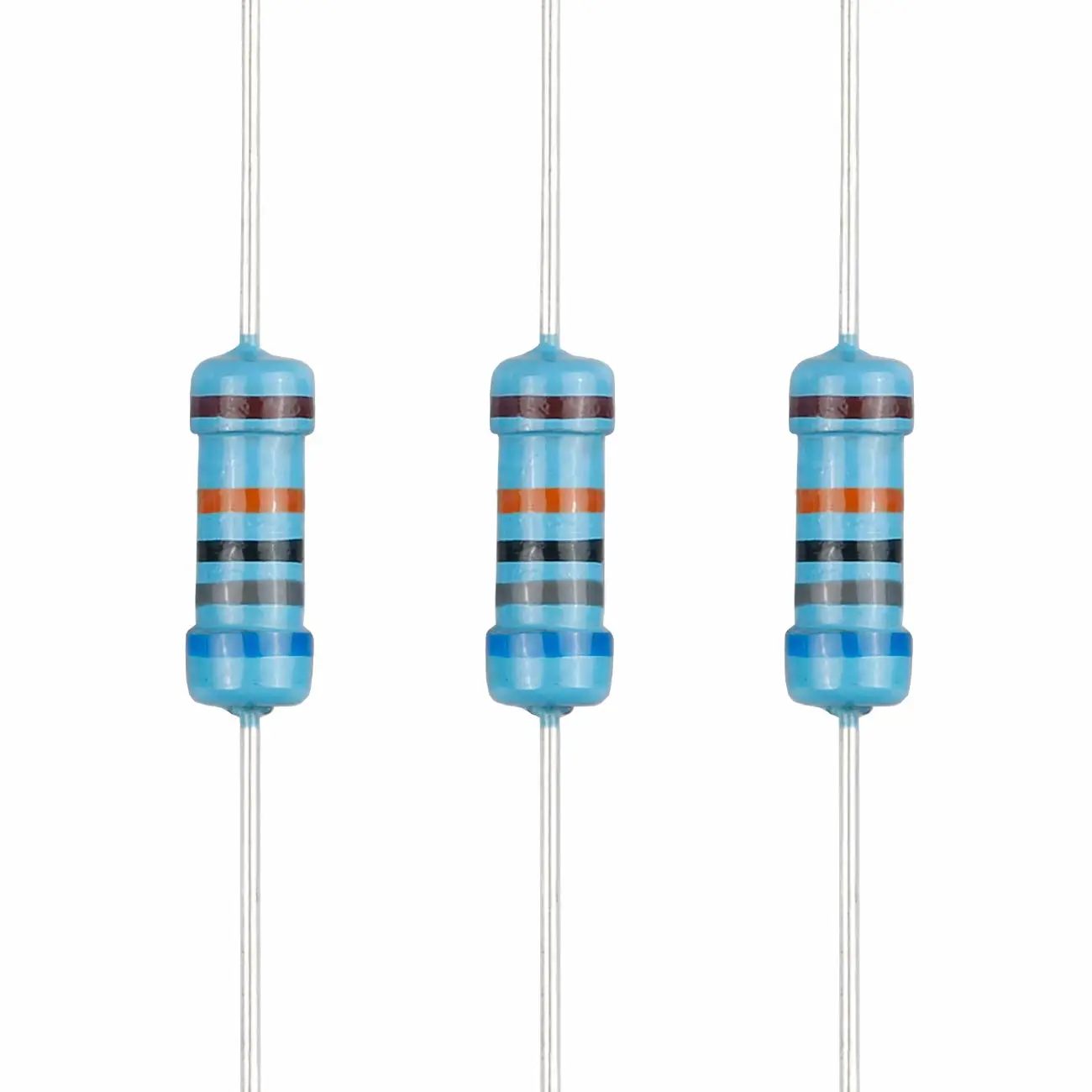 100pcs 680K ohm Resistor 1/2w ±1% Tolerance Metal Film Fixed Resistor
