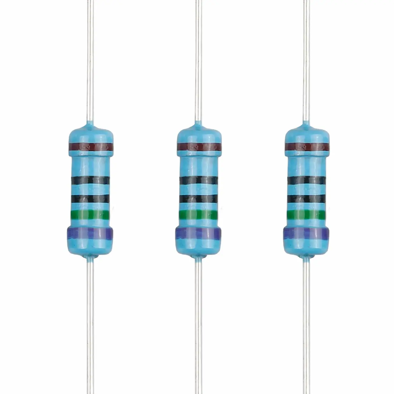 100pcs 750 ohm Resistor 1/2w (0.5Watt) ±1% Tolerance Metal Film Fixed Resistor, Multiple Values of Resistance Optional