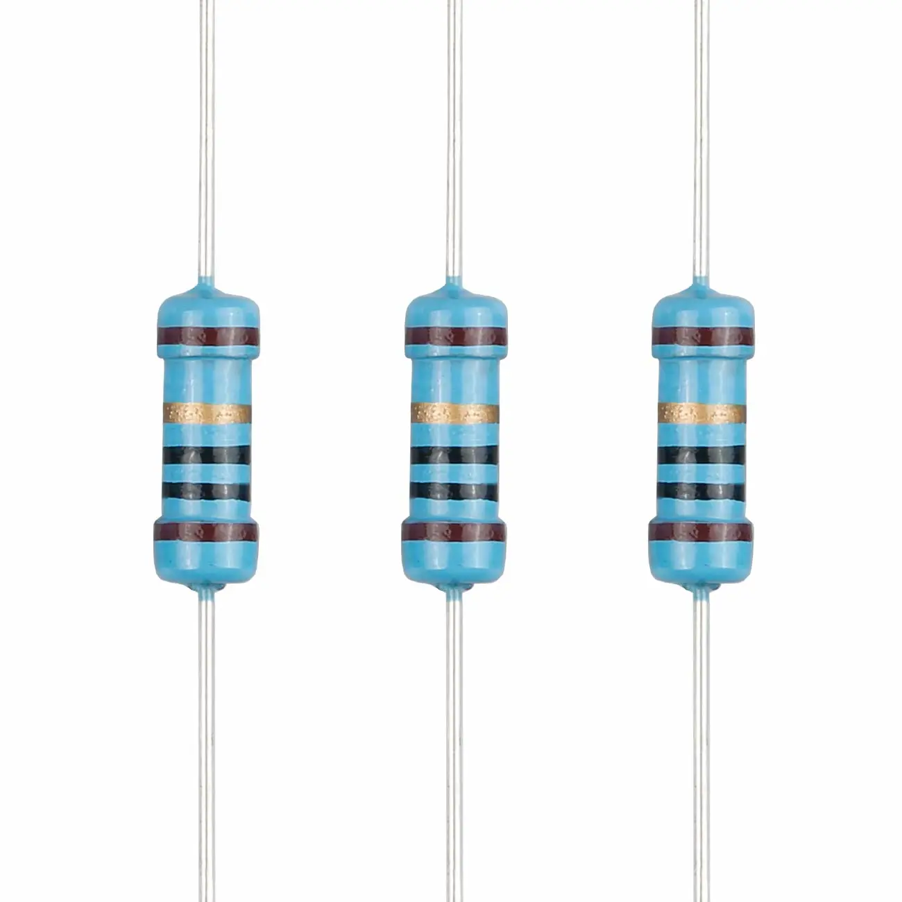 100pcs 10 ohm Resistor 1/2w (0.5Watt) ±1% Tolerance Metal Film Fixed Resistor, Multiple Values of Resistance Optional