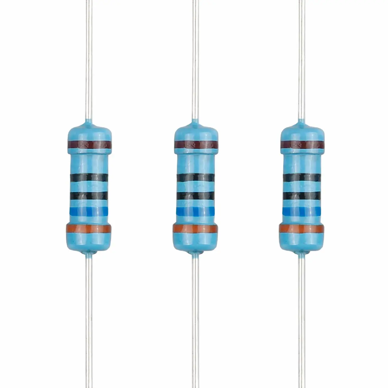 100pcs 360 ohm Resistor 1/2w ±1% Tolerance Metal Film Fixed Resistor